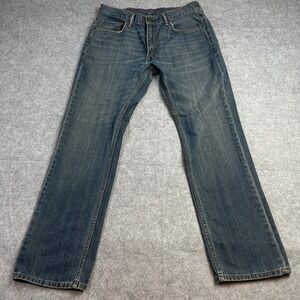 Levi's 559 Mens Jeans 34x34 Blue Denim Relaxed Fit Dark Wash Straight Leg Cotton